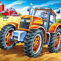 Large tractor in a farm field (37 bita)