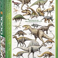 Dinosaurs of the Cretaceous Period  (1000 bitar)