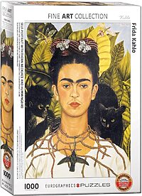 Self-Portrait with Thorn Necklace and Hummingbird (1000 bitar)