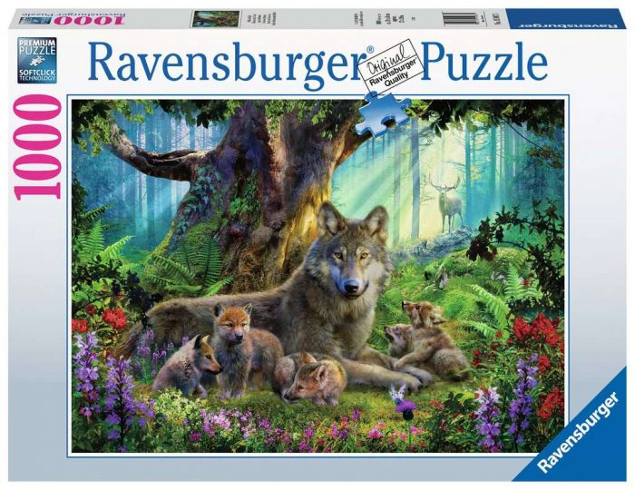 ravensburger wolves in the forest 1000 159871 01