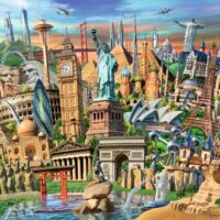 World landmarks (1000 bita) - Image 2