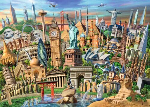 World landmarks (1000 bita) - Image 2