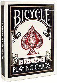 Bicycle: Rider Back Black