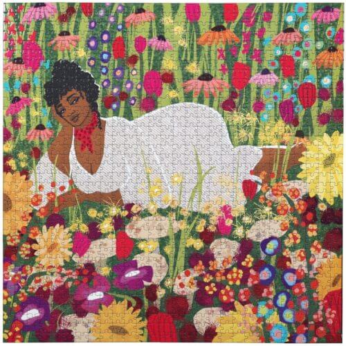 Woman in flowers (1000 bita) - Image 2