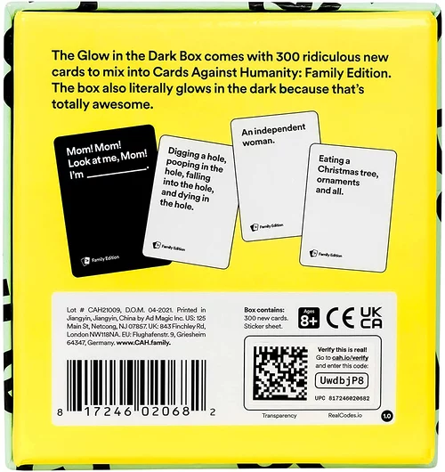 Cards Against Humanity: Family Edition EXP Glow in the dark - Image 2