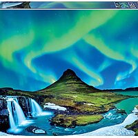 Norðurljós, Ísland (1500 bita)