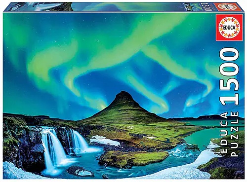 Norðurljós, Ísland (1500 bita)