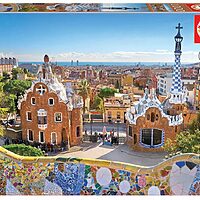 Barcelona view from Park Güel (1000 bita)