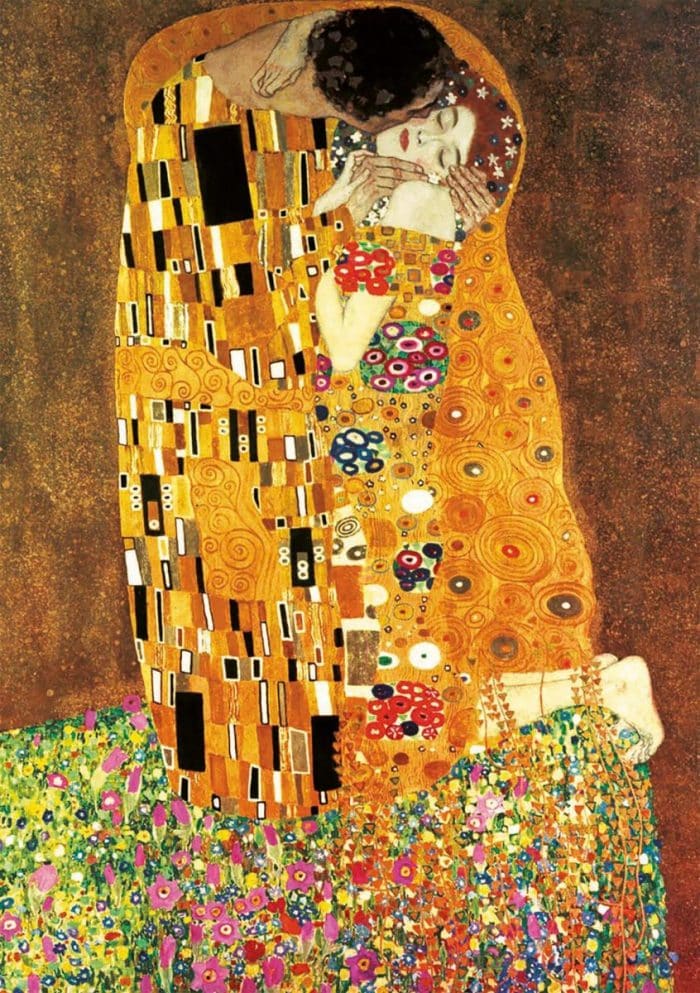 educa klimt the maiden the kiss 2x1000 18488 02 scaled
