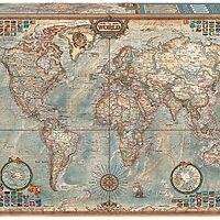 Minature: Political map of the world (1000 bita)
