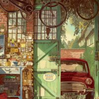 Old Garage, Arly Jones (1500 bita) - Image 2