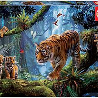 Tigers In The Tree (1000 bita)