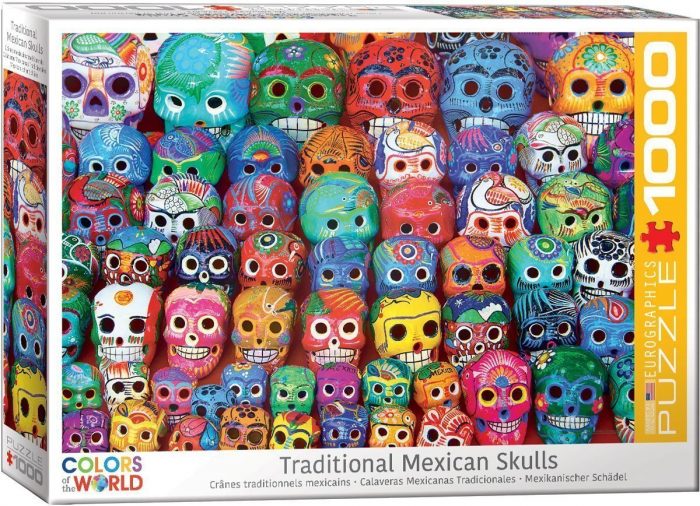 eurographics traditional mexican skulls 1000 5316 01