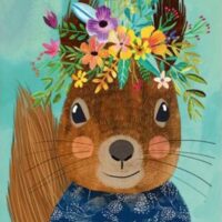 Floral friends: Sweet squirrel  (1000 bita) - Image 2