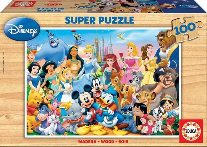 educa super puzzle the wonderful world of disney 12002 100 01