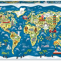 World map (200 bita)
