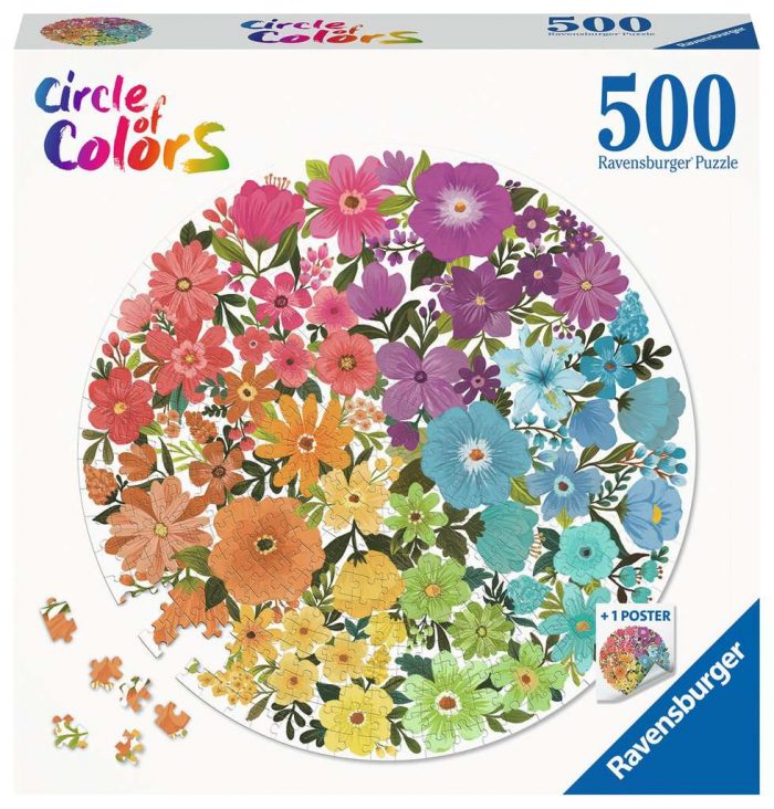 ravensburger circle of colors flowers 500 17167 01