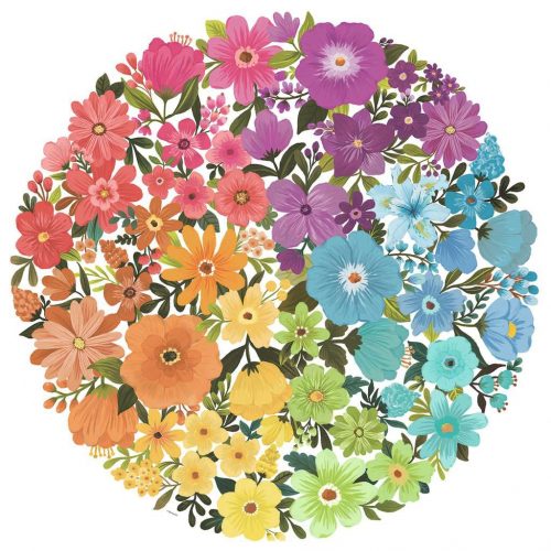 ravensburger circle of colors flowers 500 17167 02