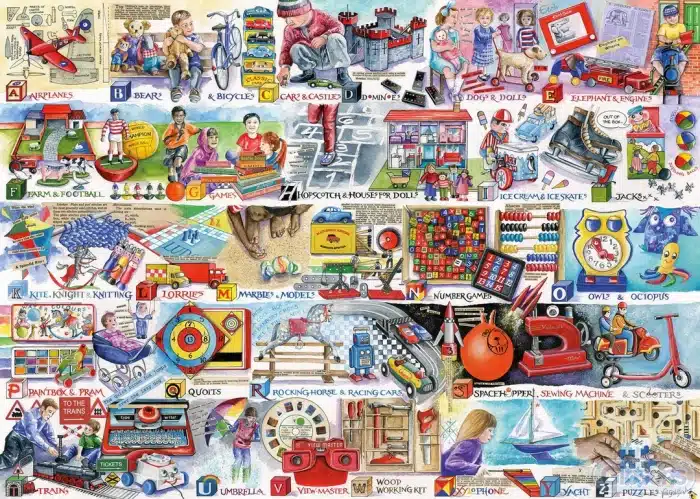 gibsons space hoppers and scooters 1000 piece jigsaw puzzle 1000 G7111 02