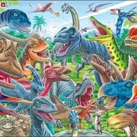 Selfie - Cheerful dinosaurs (43 bita)