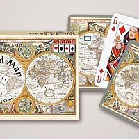 Piatnik: World map (2 stokkar)