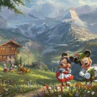 Mickey & Minnie in the Alps (1000 bita) - Image 2