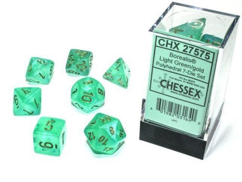 chessex borealis light green gold 27575 01