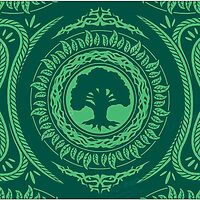 MTG Playmat: Mana 7, Forest