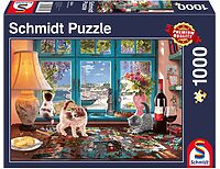 Puzzle desk (1000 bita)