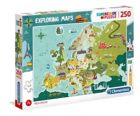 Exploring Maps: Great places in Europe (250 bita)