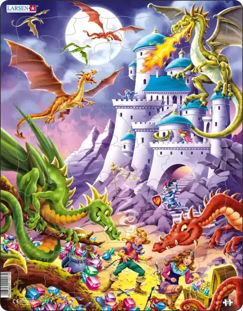 larsen dragons and heroes guarding the castle 50 01