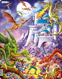 Dragons and heroes guarding the castle (50 bita)