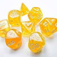 Teningasett: Borealis Canary/white