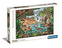 African waterhole (3000 bitar)