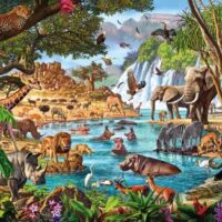 African waterhole (3000 bitar) - Image 2