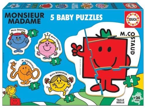 educa monsieur madame 5 baby puzzles 19400 01