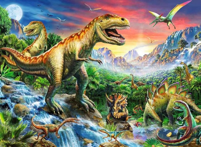 ravensburger time of the dinosaurs 100 xxl 106653 02