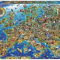 Crazy European map (500 bita)