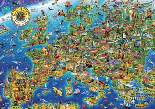 Crazy European map (500 bita) - Image 2