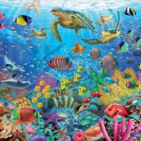 Tropical fantasy turtles (1000 bita) - Image 2