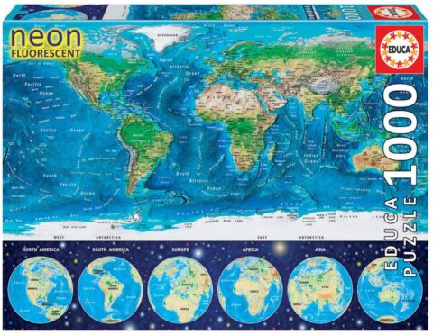 educa world map neon 1000 16760 01 scaled