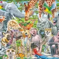 Selfie - Happy African animals (43 bita)