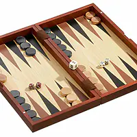 Backgammon: Andros, viðar (Medium)