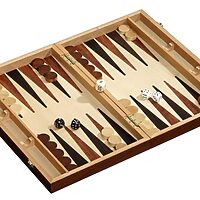 Backgammon: Astypalia, viðar (Medium)