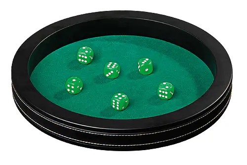 Dice tray: Imitation leather
