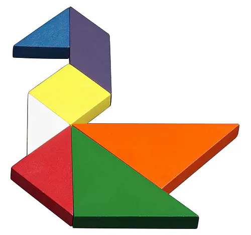 Tangram: Litaður viður - Image 3