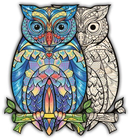 Owl: viðarpúsl (199 bitar) - Image 4