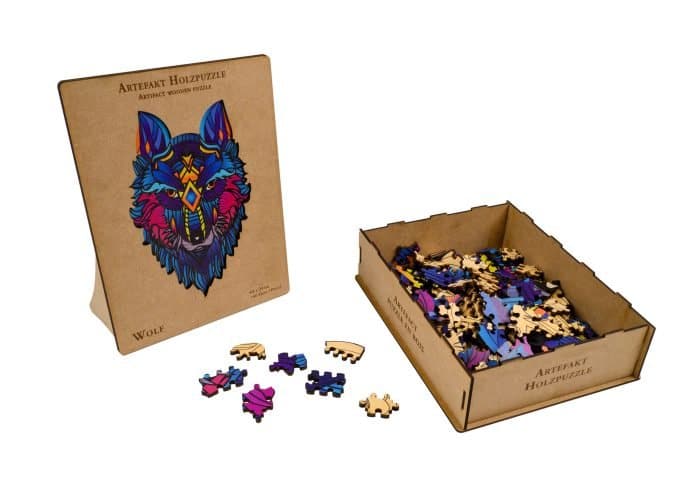philos wooden puzzle wolf 9080 03