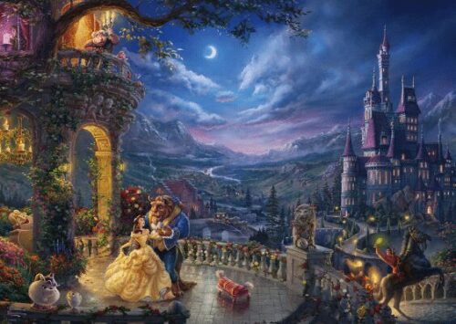 Beauty and The Beast dancing in the moonlight (1000 bita) - Image 2
