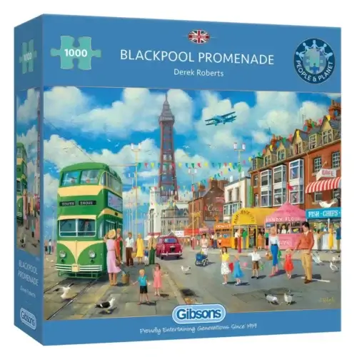 Blackpool promenade (1000 bita)